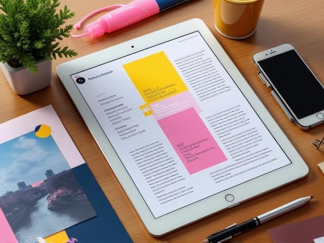 Creative press kit design showcasing digital and print assets